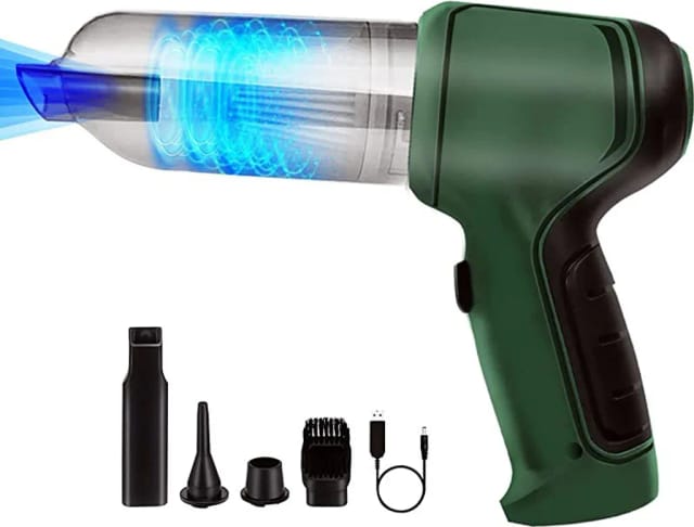 Aspirateur De Voiture Sans Fil Cent Vingt Watts Neuf Mille Pascals Avec Quatre Embouts Fonction Humide Et Sèche Pour Nettoyage Intérieur