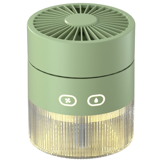 Mini Ventilateur De Bureau Portable Avec Fonction De Pulvérisation : Indispensable Au Bureau Pour Rafraîchir, Humidifier Et Climatiser.