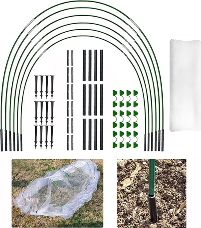 Lot De Cent Onze Arceaux De Tunnel Pour Planches De Culture Arceaux Pour Serre De Jardin Tunnels De Protection