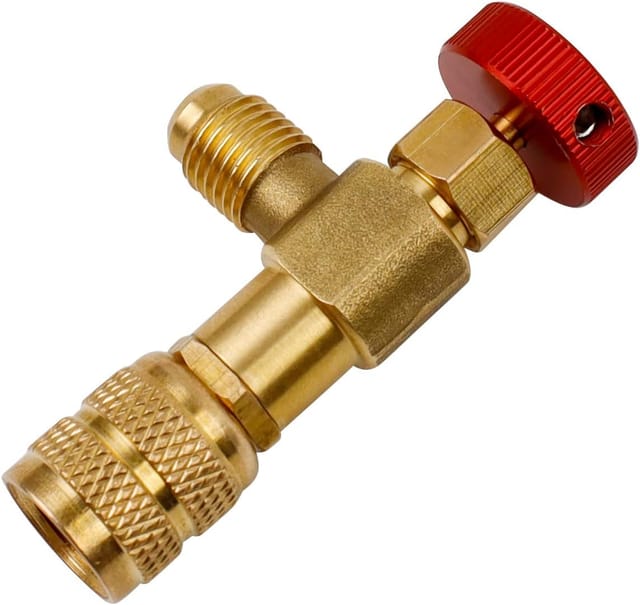 Vanne De Sécurité Pour Climatisation 1/4" 5/16", Régulateur De Débit En Laiton, Adaptateur De Connexion Pour Fluide