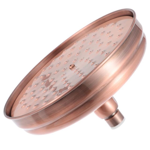 Douchette Fixe En Cuivre Vingt Centimetres De Diametre Haute Pression Angle Réglable Pommeau De Douche Pluie Pour Salle De Bain