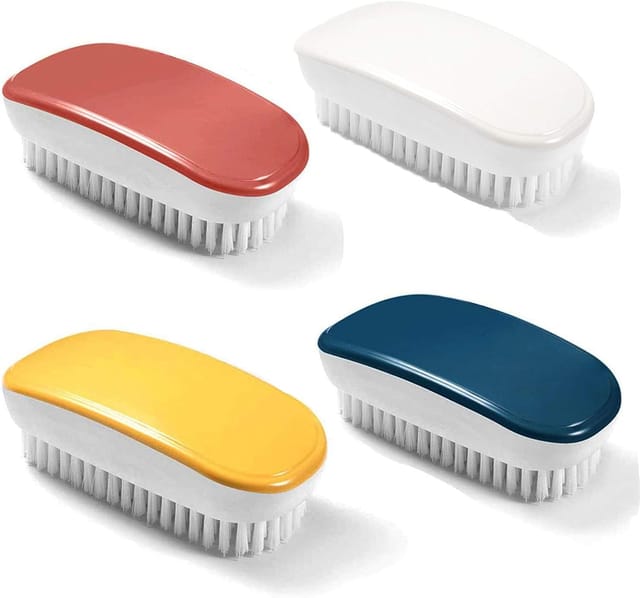 Brosse De Nettoyage Portable Multifonction En Plastique Pour Vêtements Et Chaussures Accessoire Ménager