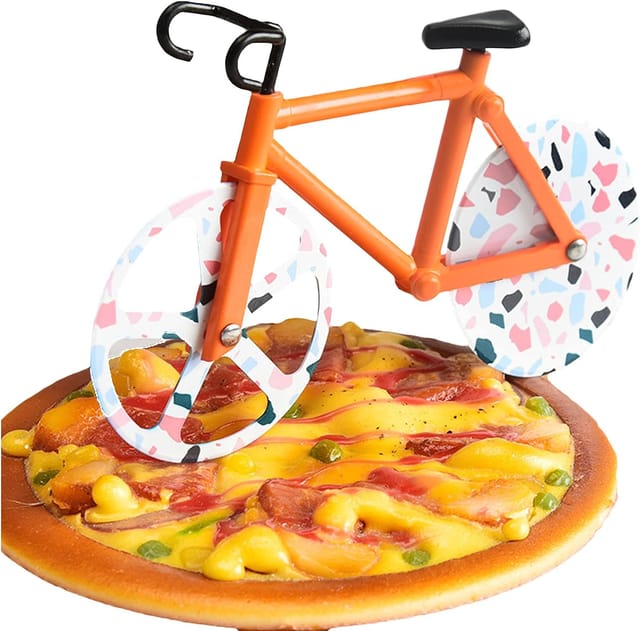 Coupe Pizza Non Adhérent Avec Rouleau En Acier Inoxydable Pour Gaufres Et Pizzas Outil De Cuisine Pour Trancher Facilement Les Pâtes