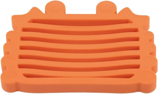 Porte Savon Mural En Silicone Auto Drainant Pour Salle De Bain Support De Savon Creux Séchage Rapide Et Hygiénique Pour Douche Et Évier