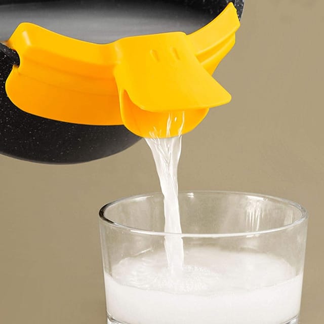 Valve À Soupe Pour Casserole Avec Clip Filtre Anti Débordement Entonnoir De Transfert Pour Pâtes Et Cuisson Accessoire De Cuisine Pratique