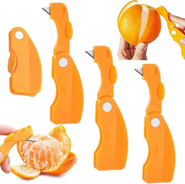 Éplucheur D'Oranges Outil Facile À Ouvrir Pour Éplucher Les Oranges, Citrons Et Autres Agrumes Éplucheur D'Oranges Avec Lame Tranchante