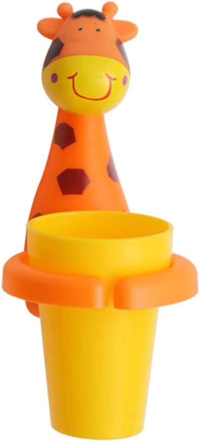 Porte-brosse À Dents Enfant Avec Ventouse En Forme D ’animal, Support Pour Gobelet Et Rangement De Salle De Bain