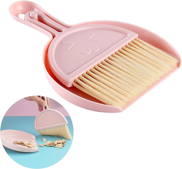 Set Balayette Et Pelle 2-en-1 Portable, Ramasse-miettes Pour Bureau Et Maison, Nettoyage De Table Pratique