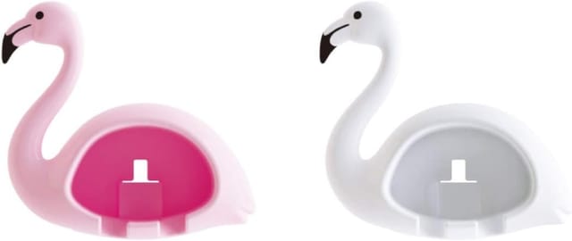 Lot De Deux Supports Muraux Pour Brosse À Dents En Abs Haute Qualité Design Original Pour Salle De Bain Rangement Pratique Et Esthétique