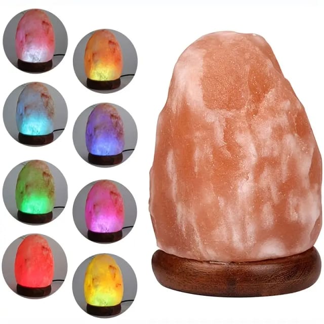 Lampe A Sel De L Himalaya Creative Usb Avec Changement De Couleurs Led Deco Lumineuse Pour Maison Ambiance Chaleureuse Et Relaxante
