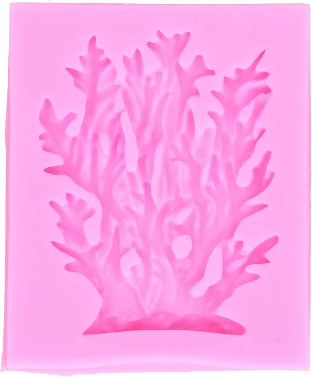 Moule En Silicone Forme Corail Et Arbre Pour Chocolat Et Gâteaux Outil De Décoration Pour Pâtisserie Et Résine