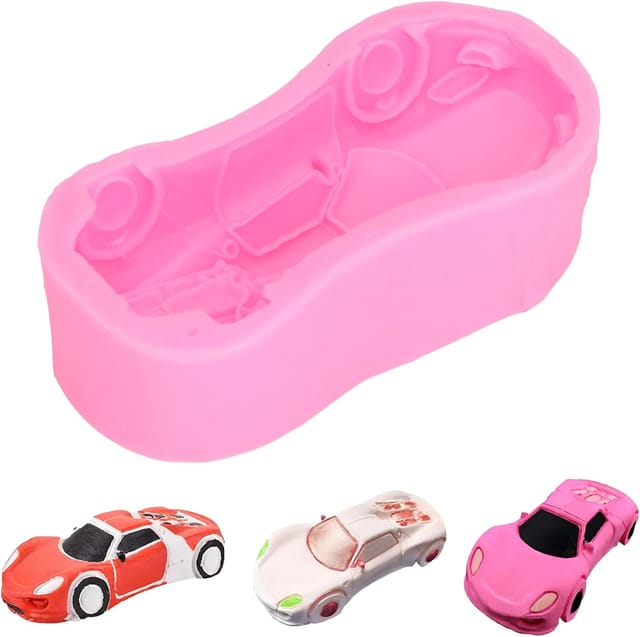 Moule En Silicone Pour Chocolat En Forme De Voiture Pour Bonbons Et Gâteaux À Thème Décoration Pour Anniversaire Enfant Et Pâtisserie Créative