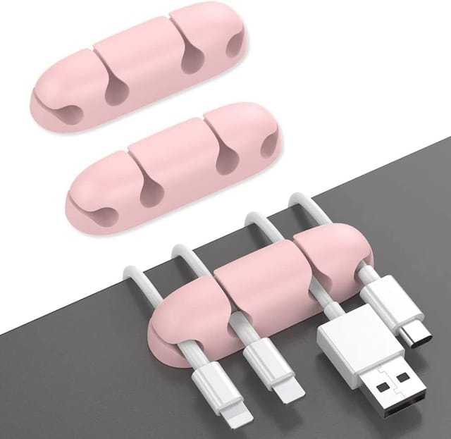 Support De Câble Adhésif Pour Bureau Organiseur De Fils Usb Et Chargeurs Pour Maison Bureau Et Voiture Rangement