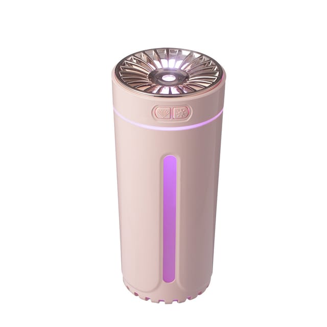 Petit Humidificateur De Bureau Usb 300 Ml Avec Lumière Led 7 Couleurs Pour La Maison, Les Plantes, La Voiture, Le Bureau, La Chambre, Bébé, Et Diffusion De Nano-brume