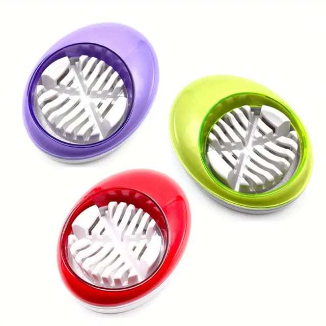 Coupe Oeuf A Double Tranchant Pour Oeufs Durs Fraises Et Champignons Acier Inoxydable Outil De Cuisine Polyvalent