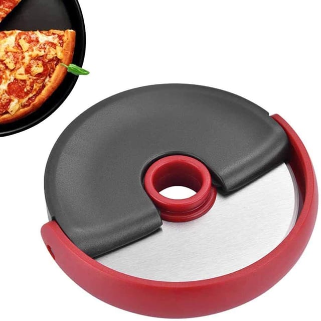 Coupe-pizza, Coupe-pizza En Acier Inoxydable, Coupe-pizza Professionnel, Coupe-pizza Multifonctionnel, Avec Couvercle De Protection, Pour Pizza, Pâtes, Pain