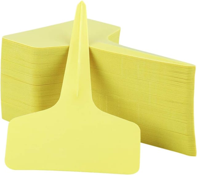 100 Étiquettes Imperméables En Forme De T, Étiquettes En Plastique Pvc/étiquettes Horticoles, Étiquettes Pour Plantes Et Fleurs 6 X 10