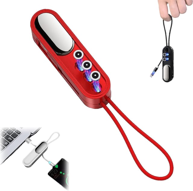 Câble De Charge Magn étique Trois En Un Compatible Apple Huawei Et Type C Pour Chargeur De Téléphone Et Accessoires