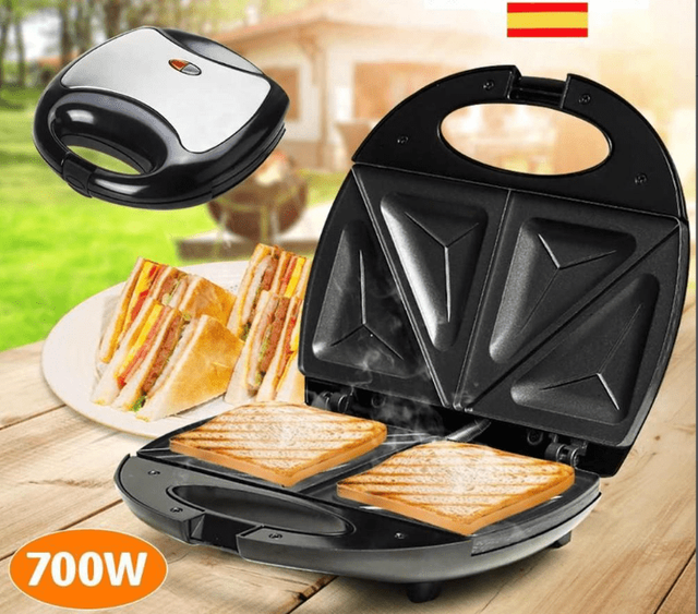 Gril Sandwich Sans Pfas Toast Français Omelette Compact Rangement