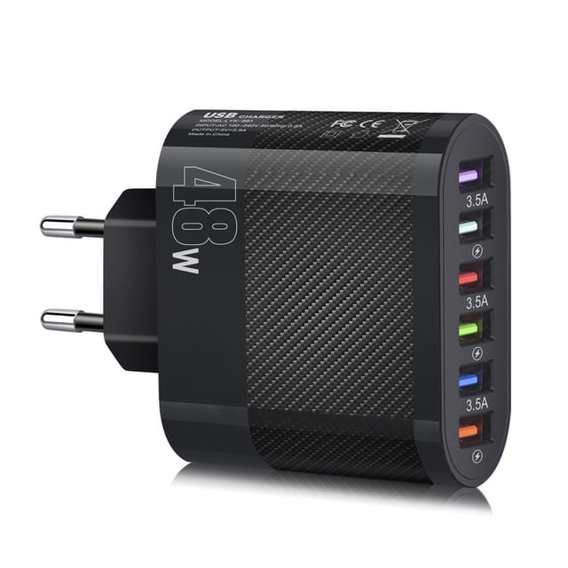 Adaptateur De Charge Rapide Usb-c, Chargeur Universel Usb-c 65 W, Adaptateur De Charge Multi-appareils, Adaptateur Secteur Usb-c Compact Avec Tête De Charge Rapide