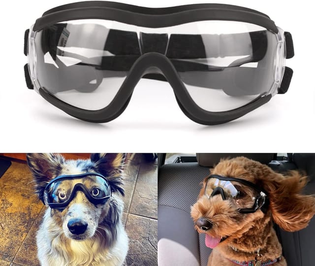 Lunettes De Protection En Maille Pour Chien De Taille Moyenne Et Grande, Étanches Et Anti-vent, Protection Oculaire Uv