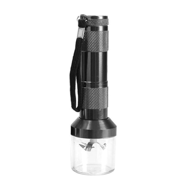 Moulin À Épices Électrique En Forme De Lampe Torche - Broyeur Automatique Réutilisable Pour Cuisine Et Camping
