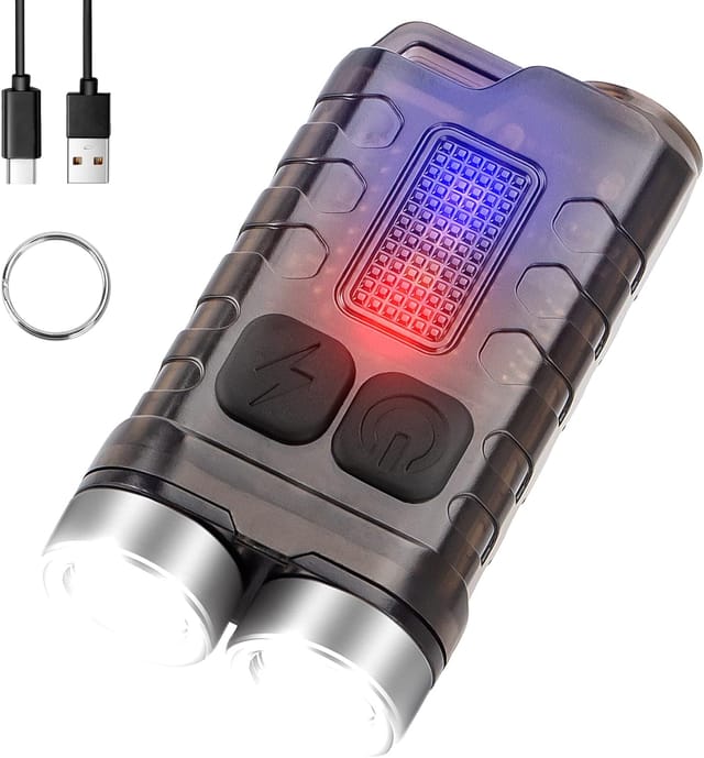 Mini Lampe Torche Led Rechargeable Neuf Cents Lumens Étanche Ip65 Pour Camping Et Urgence Tactique Puissante