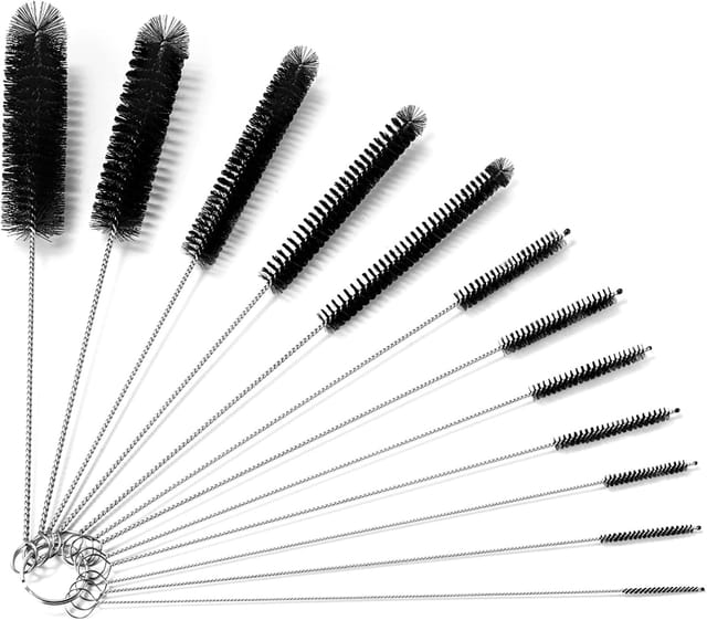 Goupillons Pour Le Nettoyage Des Bouteilles, Petite Brosse Pour Nettoyer Les Tuyaux, Petite Brosse De Nettoyage, Brosse Réutilisable Pour Nettoyer Les Pailles