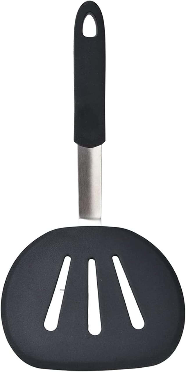 Spatule En Silicone Résistante À La Chaleur, Coupe Pour Crêpes Et Œufs, Ustensile De Cuisine Polyvalent Et Antidérapant