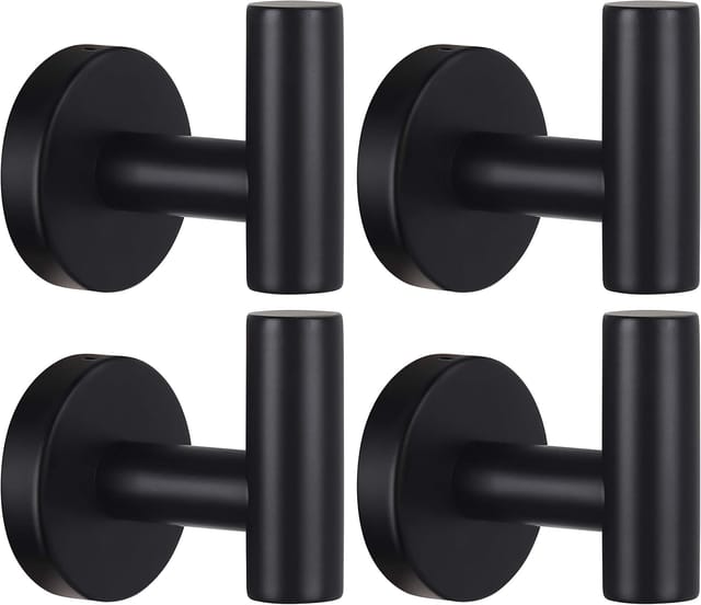 Patère En Inox Pour Serviette Et Peignoir Crochet Mural Robuste Pour Salle De Bain Et Chambre