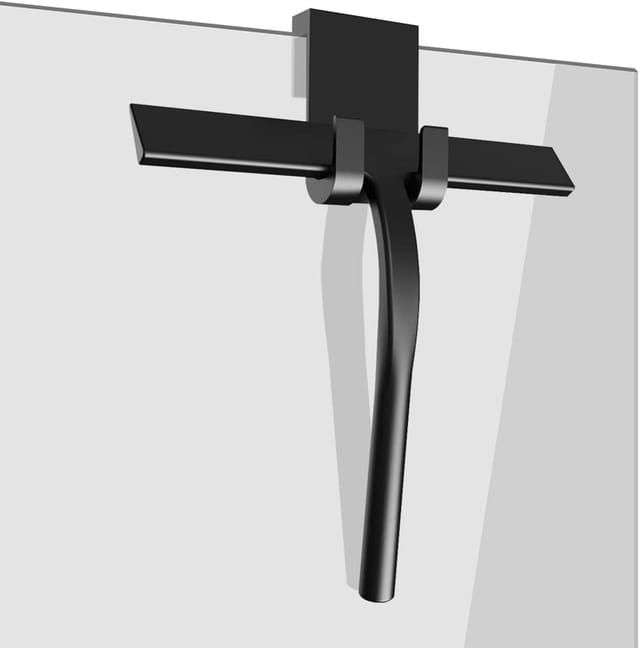 Raclette De Douche En Silicone, Raclette À Vitres, Avec Noyau En Acier Inoxydable Pour Douches, Salles De Bains, Miroirs, Nettoyage De Vitres Et Carrelages