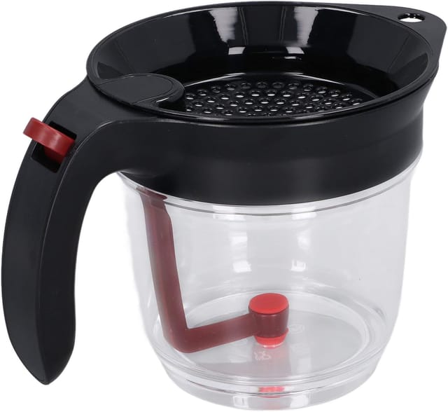 Séparateur D’huile Avec Mesureur Et Filtre, Écumoire À Graisse Avec Dispositif De Libération Inférieure, Ustensile De Cuisine