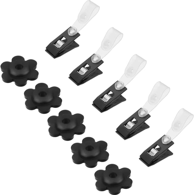 Clip Anti Vent Pour Drapeau De Jardin Avec Butée En Caoutchouc Pour Support De Drapeau Extérieur