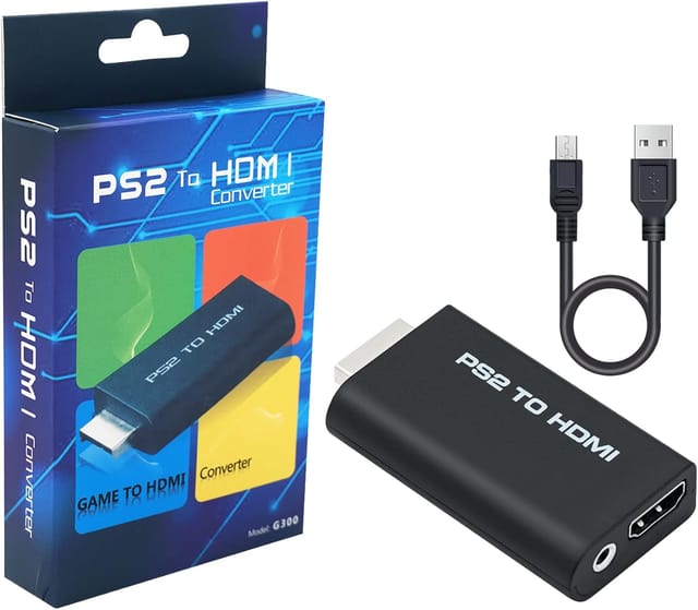 Adaptateur Audio Vidéo Avec Sortie Audio Trois Virgule Cinq Millimètres Pour Téléviseurs Hdmi Conversion Analogique Numérique