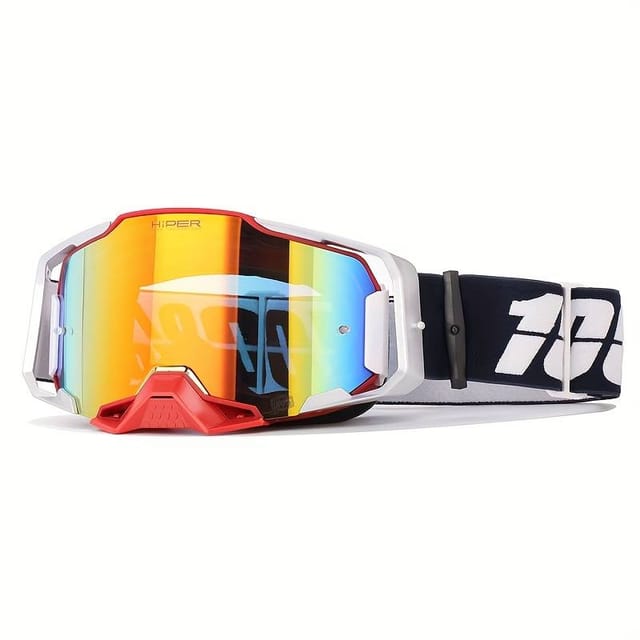 Lunettes De Motocross Haut De Gamme - Verres Hd, Antibuée, Parfaites Pour La Moto, Le Ski, Le Vtt Et Le Cyclisme