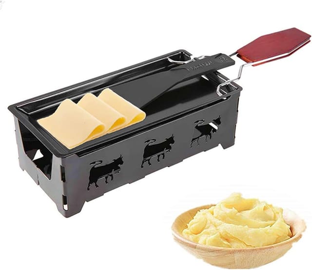 Plateau De Cuisson Pliable Pour Fromage En Acier Faire Fondre Le Fromage En Trois Minutes Accessoire De Cuisine Mini Portable