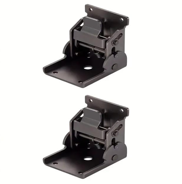 Assemblages Angle Droit Charnières Pliantes Bois - Avec Verrou, Pour Tables Salle  À Manger/bureau
