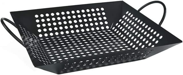 Panier De Cuisson En Acier Inoxydable Pour Légumes Grillés, Plateau Adapté À Tous Types De Barbecues Et Rôtissoires