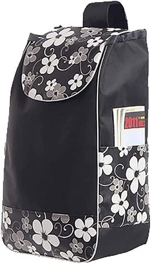 Sac De Chariot De Course Pliable 40 L, Housse De Remplacement Imperméable Pour Shopping, Résistant