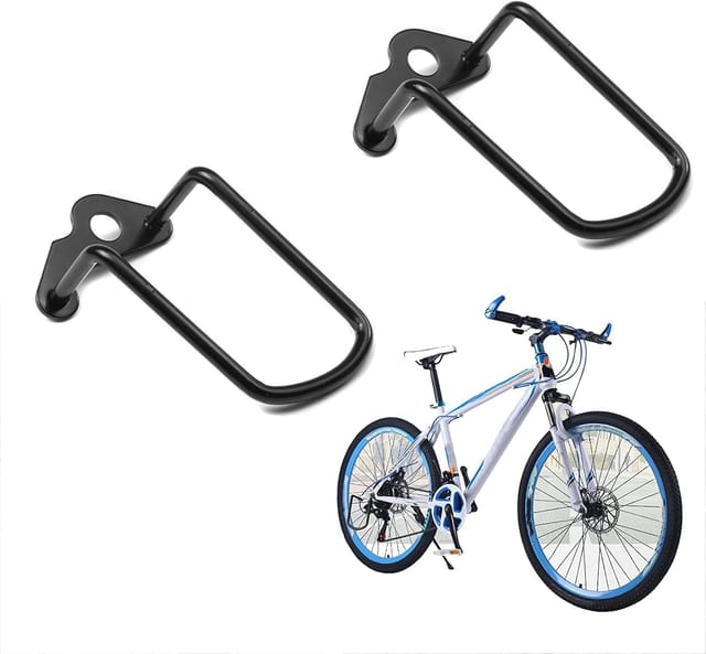 Lot De 2 Protections De Dérailleur Pour Vélo, Support Métallique Pour Vtt Et Vélo De Route, Anti-chute