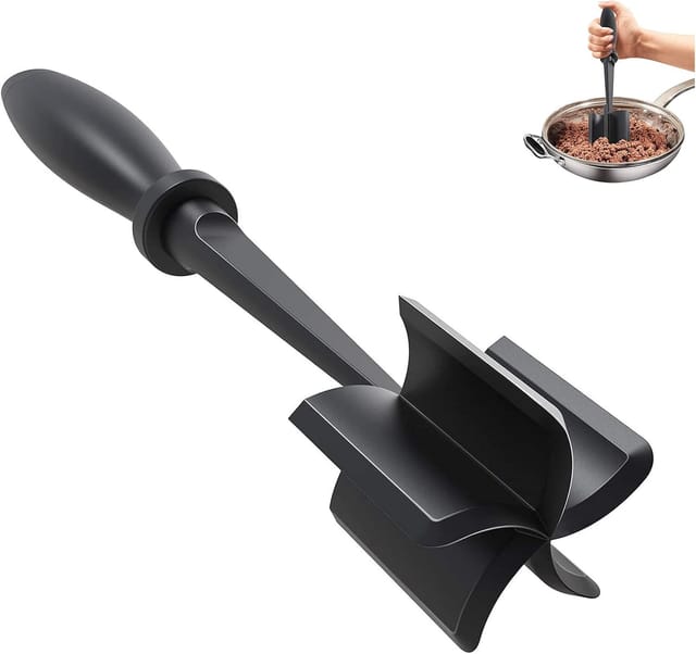 Hachoir Multifonction Résistant À La Chaleur Pour Viande Et Légumes, Outil Durable Pour Préparer Hamburgers Et Purées