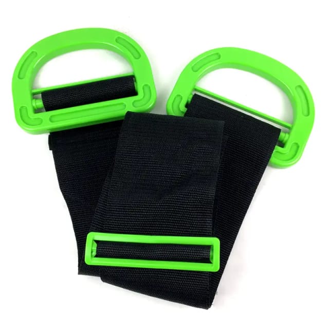 Sangles De Levage Reglables Pour Deplacement De Meubles Noires Avec Poignees Robustes Pour Transporter Facilement Charges Lourdes
