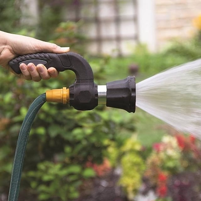 Pistolet À Eau Réglable À La Main, Pistolet À Eau Haute Pression Puissant, Tête De Pistolet D'Arrosage Pour Jardin Et Pelouse, Pistolet D'Arrosage De Jardin