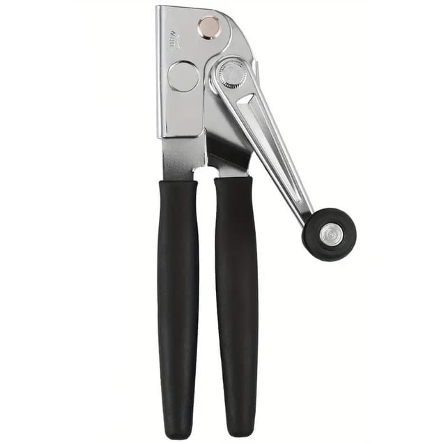 Ouvre-boîte À Manivelle Avec Poignée Ergonomique, Ouvre-bouteille Manuel En Acier Inoxydable, Ouvre-boîte Portatif Pour Un Gain De Temps Et D'Efforts