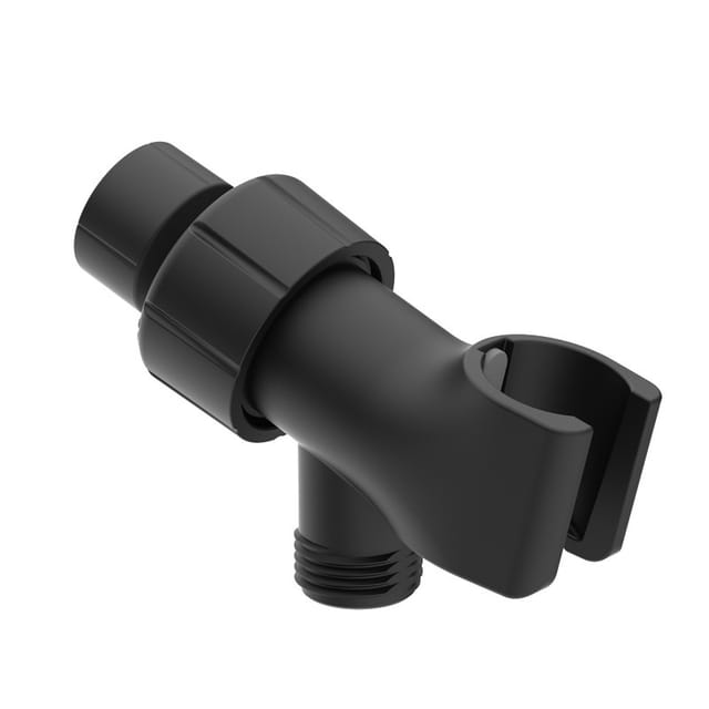 Support De Pommeau De Douche, Support De Bras De Douche Réglable Pour Raccorder Le Bras De Douche Et Le Flexible De Douche, Entrée Interne 1/2 Pouce Ips Et Sortie Externe