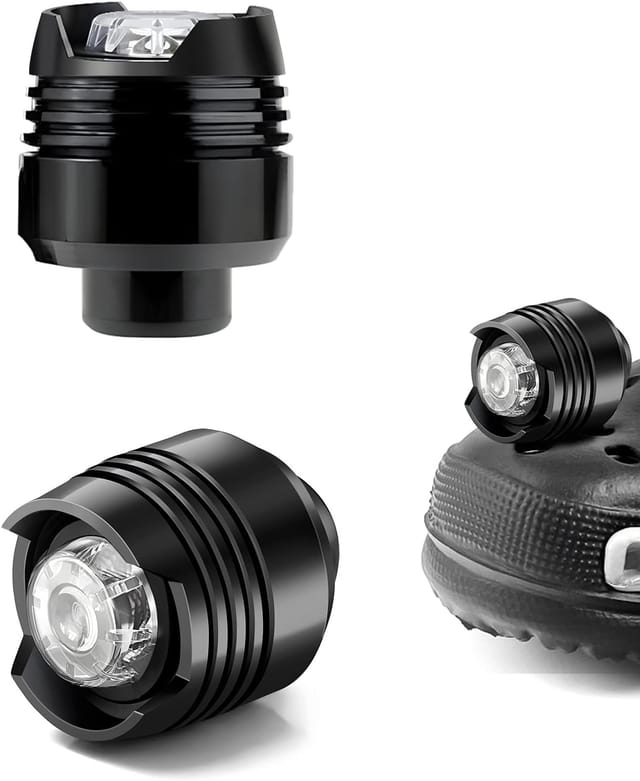 Lampe Pour Chaussures Crocs, Accessoires D'Éclairage Décoratifs, Lampe Torche Étanche, Accessoires Pour Chaussures
