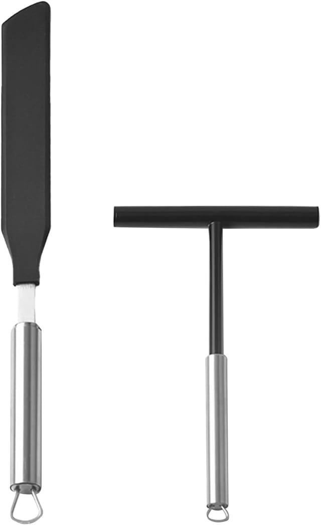 Outil De Finition En Acier Inoxydable Pour Pâtisserie, Spatule De Lissage Pour Gâteaux Et Décoration Culinaire