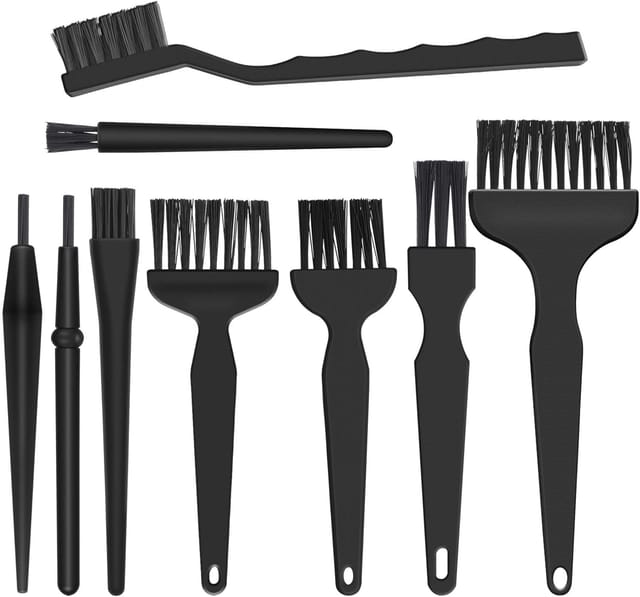 Set De Neuf Brosses Anti Statique Pour Nettoyage De Clavier Et Ordinateur Pour Pc Électronique Et Téléphone