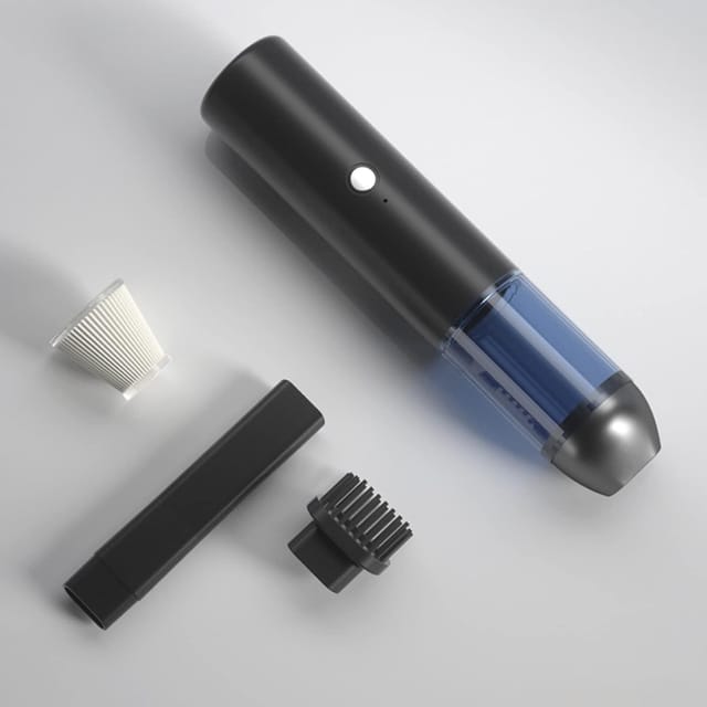 Aspirateur De Voiture Sans Fil, Petit Aspirateur Ménager Portable Rechargeable Pour Liquides Et Poussières Avec Une Grande Puissance D'Aspiration