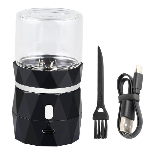 Mini Broyeur Électrique À Cigarettes Avec Broyeur À Épices Rechargeable Usb Et Broyeur À Oignons Automatique